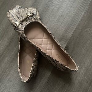 Aldo Snake Print Flat